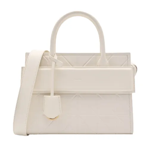 Túi Xách Nữ Pedro Studio Bella Leather Handbag In Pixel Chalk 46390014 Màu Trắng Kem