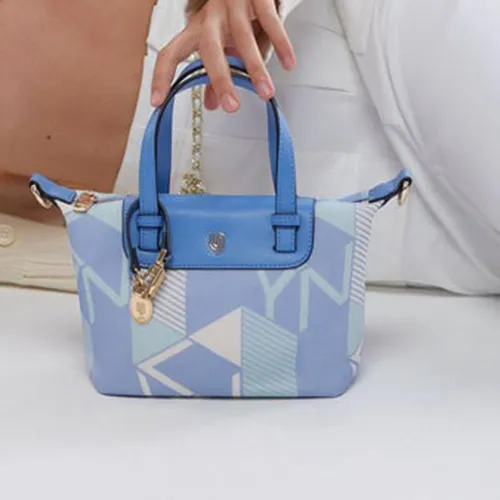 Túi xách - Túi Xách Tay Nữ Lyn Infinite Minx Top Handle XS Handbags LL23MBF141 Màu Xanh Blue - Vua Hàng Hiệu