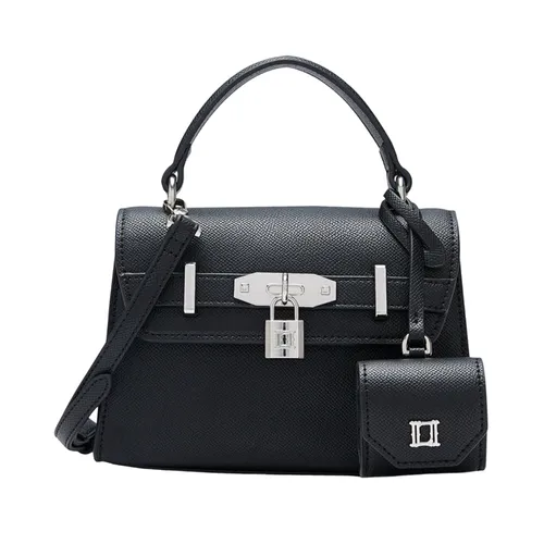 Túi Xách Tay Nữ Lyn Ravish Mini Top Handle Handbags LL23FBS204 Màu Đen