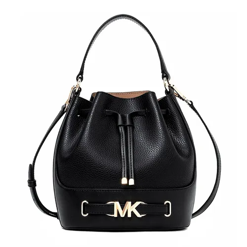 Túi Xách Nữ Michael Kors MK Reed Medium Bucket Crossbody Bag Black 35S3G6RM8T Màu Đen - Túi xách - Vua Hàng Hiệu