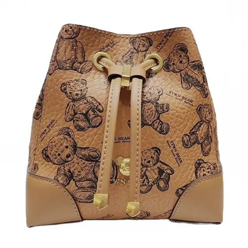 Túi Xách Tay Nữ TTWN BEAR TN2725 Màu Nâu Khaki
