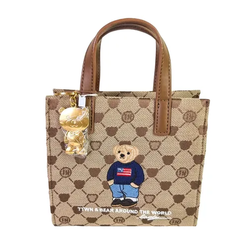Túi Xách Tay Nữ TTWN BEAR TN3017 Màu Nâu