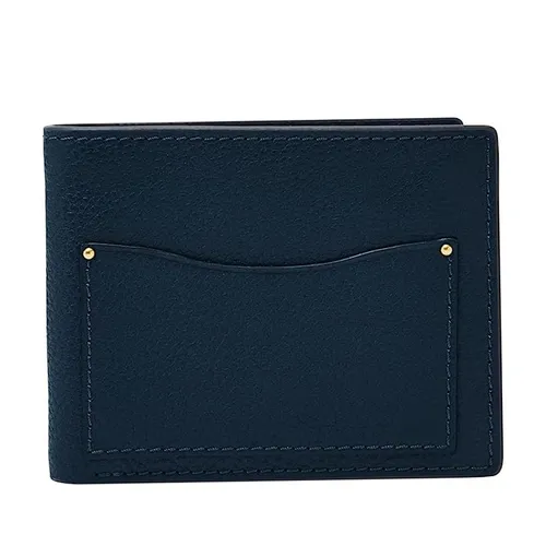 Túi xách - Ví Nam Fossil Anderson Bifold ML4577406 Màu Xanh Navy - Vua Hàng Hiệu