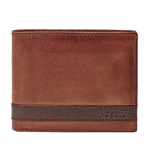 Fossil - Ví Nam Fossil Quinn Flip ID Bifold ML3644200 Màu Nâu - Vua Hàng Hiệu