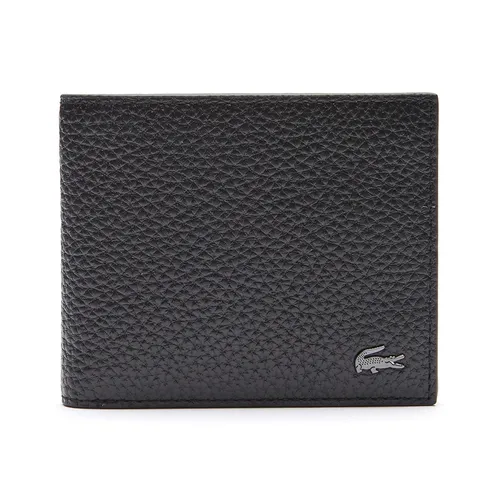 Ví Nam Lacoste Men's Soft Matte Full-Grain Leather Folding Wallet NH3316SQ000 Màu Đen - Túi xách - Vua Hàng Hiệu