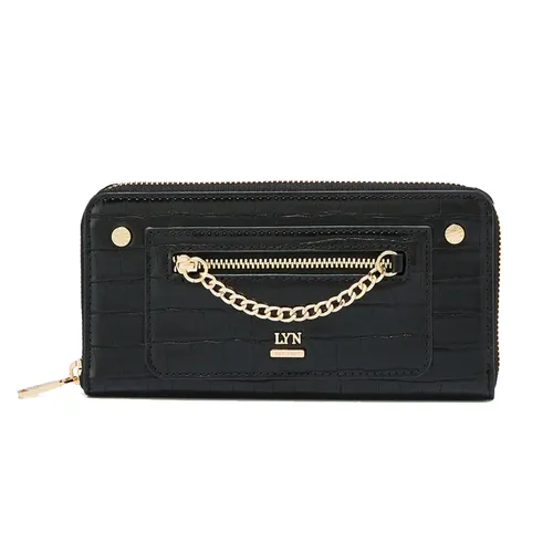 Ví Nữ Lyn Chella Long Wallets LL23FWF045 Màu Đen