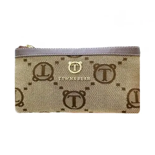 Ví Nữ TTWN BEAR Họa Tiết Gấu TT2306 2316 Màu Nâu Vàng