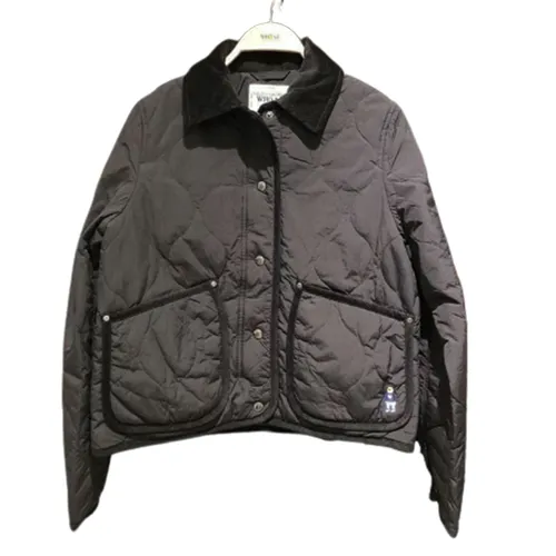 WHOAU Áo khoác - Áo Khoác Nữ WHOAU Trần Trám Màu Đen Size S - Vua Hàng Hiệu