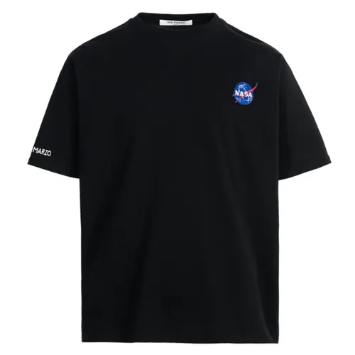 Áo Phông 13 De Marzo Astronaut Teddy Bear T-Shirt Black Màu Đen