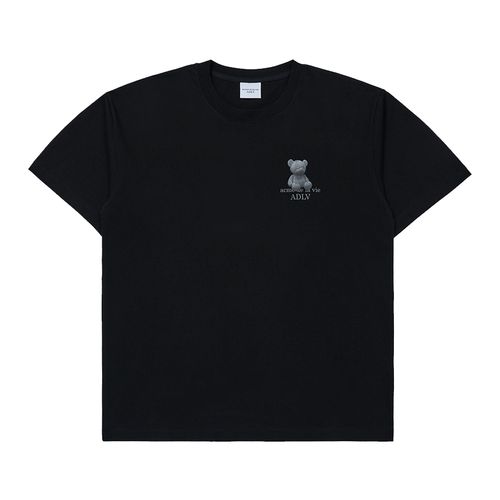 Áo Phông Acmé De La Vie  ADLV Fuzzy Bear Short Sleeve T-Shirt Black Màu Đen