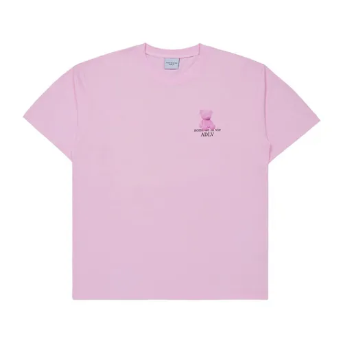 Áo Phông Acmé De La Vie ADLV Fuzzy Bear Short Sleeve T-Shirt Light Pink Màu Hồng Size 1 - Thời trang - Vua Hàng Hiệu