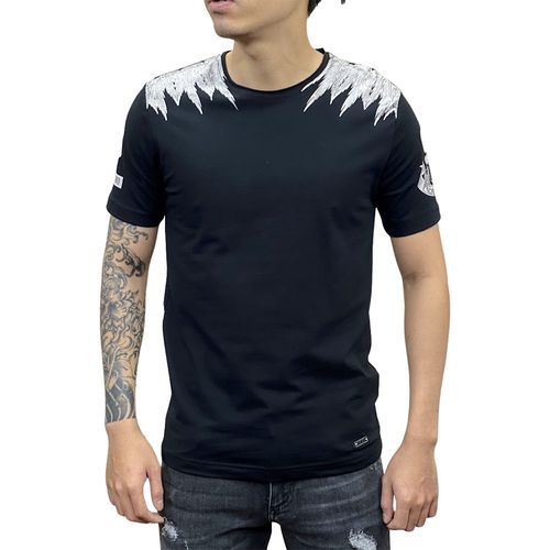 Áo Phông Nam Cipo & Baxx Print T-Shirt 1CI22O00K-Q11 Màu Đen Size 46-2