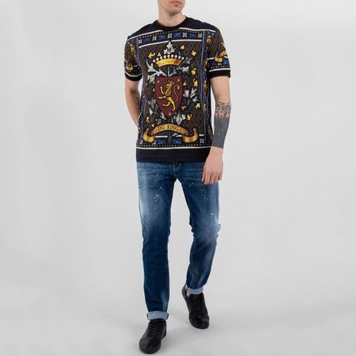 Áo Phông Nam Dolce & Gabbana D&G DG King Print T-Shirt G8KL0THH76P Phối Màu Size 46-2