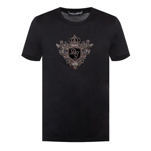 Áo Phông Nam Dolce & Gabbana D&G G8IV0ZG7RJON0000 Tshirt Màu Đen Size 44-1