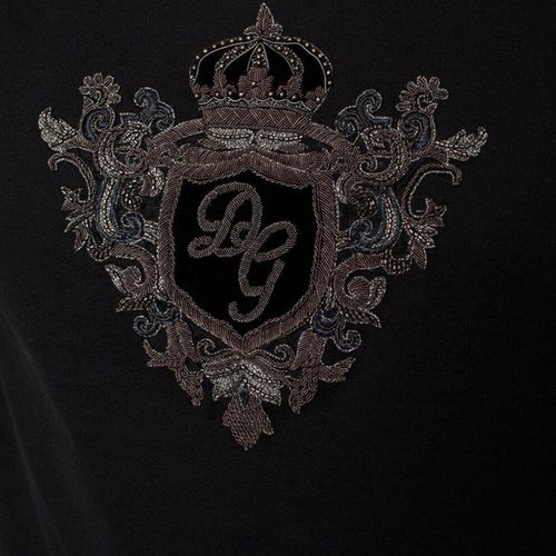 Áo Phông Nam Dolce & Gabbana D&G G8IV0ZG7RJON0000 Tshirt Màu Đen Size 44-4