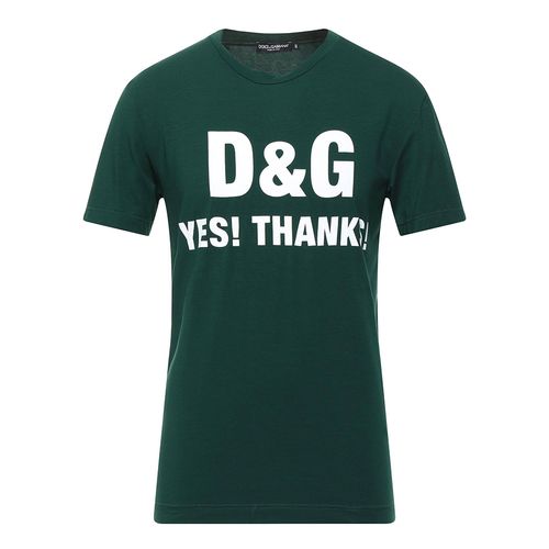 Áo Phông Nam Dolce & Gabbana D&G T-Shirt G8JX7T G7WVU S9003 Màu Xanh Lá Size 46