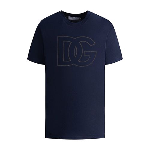 Áo Phông Nam Dolce & Gabbana D&G T-Shirt G8QO0TG7I7J1 B0665 Màu Xanh Navy Size XS