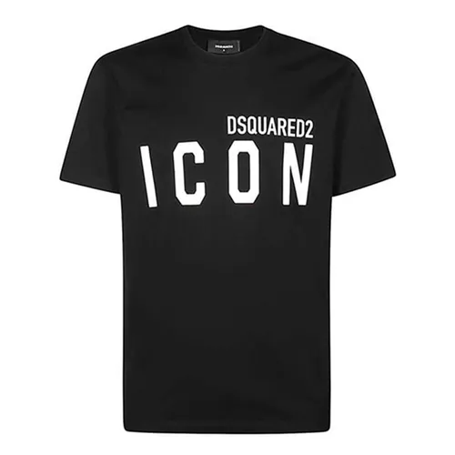 Áo Phông Nam Dsquared2 Icon T-Shirt S79GC0003 Màu Đen Size XS
