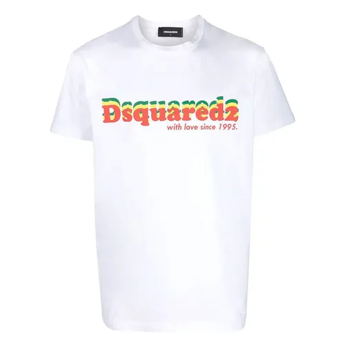 Áo Phông Nam Dsquared2 Me'n T-Shirt S71GD1253S23009100 Màu Trắng Size S