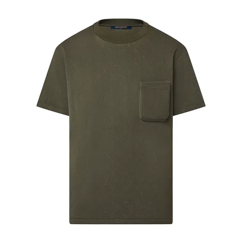 Louis Vuitton Signature 3D Pocket Monogram T-Shirt L Beige