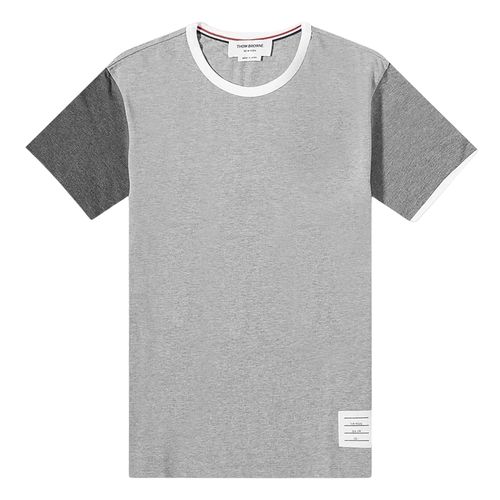 Áo Phông Nam Thom Browne Tonal Grey Tshirt MJS083F-00042-982 Màu Xám-1