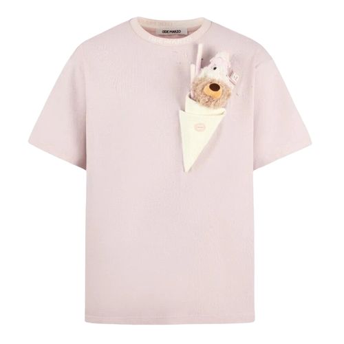 Áo Phông Nữ 13 De Marzo Ice-Cream In Pink Beryl Tshirt FR0582 00501 Màu Hồng Nhạt
