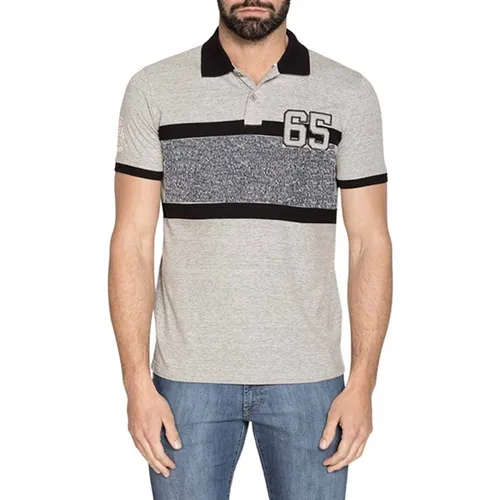 Áo Polo Carrera Jeans 819A0047X_L88 Màu Xám Đen Size M