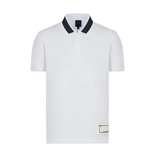 Áo Polo Nam Armani Exchange 6LZFJA ZJL4Z 1100 Màu Trắng Size S - Thời trang - Vua Hàng Hiệu