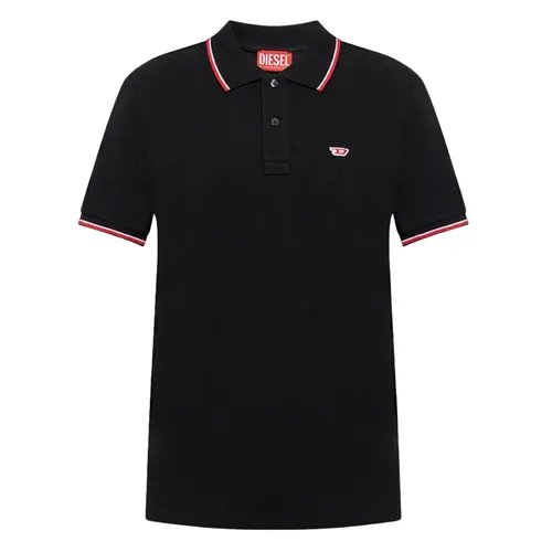 Áo Polo Nam Diesel Black With Red Logo A03838 0JMAD/9XX Màu Đen Size XS - Thời trang - Vua Hàng Hiệu