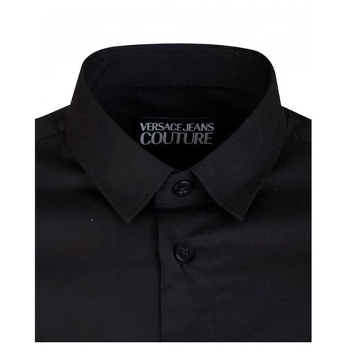 Áo Sơ Mi Dài Tay Nam Versace Jeans Couture Black Shirt Màu Đen Size L-2