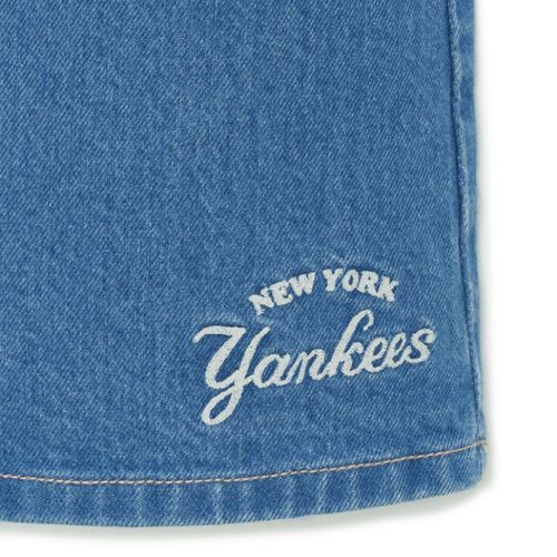 Chân Váy Nữ MLB Denim Basic New York Yankeess 3FDSR0134-50INS Màu Xanh-4