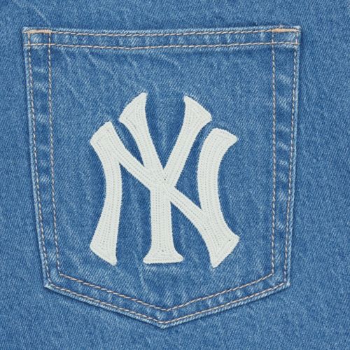 Chân Váy Nữ MLB Denim Basic New York Yankeess 3FDSR0134-50INS Màu Xanh-5
