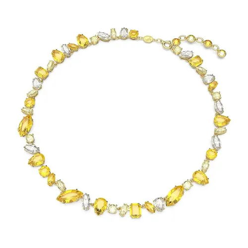 Trang sức Dây chuyền Pha lê, mạ vàng - Dây Chuyền Nữ Swarovski Gema Necklace Mixed Cuts, Yellow, Gold-Tone Plated 5652800 Màu Vàng - Vua Hàng Hiệu