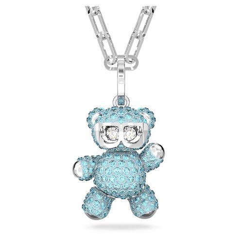 Bear Necklace 1/15 ct tw Diamonds Sterling Silver 14K Plated | Jared