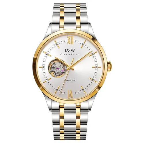 Đồng Hồ Nam I&W Carnival 570G1 Automatic Màu Bạc