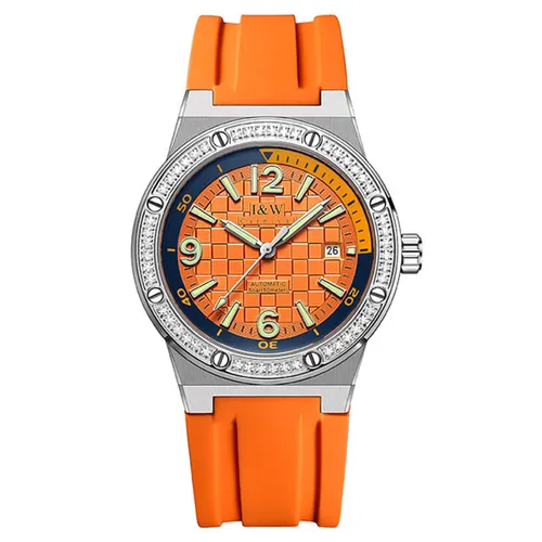 I&W Carnival - Đồng Hồ Nam I&W Carnival 661G1 Automatic Màu Bạc Cam - Vua Hàng Hiệu