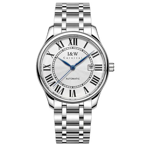 Đồng Hồ Nam I&W Carnival 665G1 Automatic Màu Bạc
