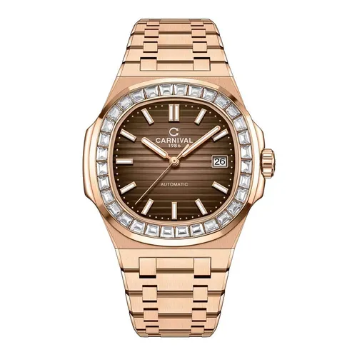 Đồng Hồ Nam Carnival Nautilus Automatic 8108G-VH-N G8108.306.414 Màu Vàng Nâu