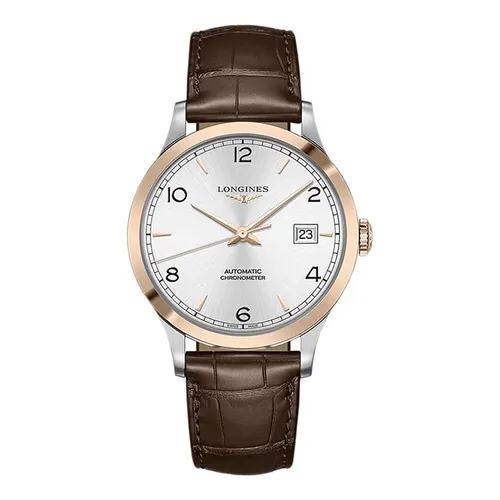Đồng Hồ Nam Longines Record Collection Demi 18K L2.821.5.76.2 Màu Nâu Vàng - Đồng hồ - Vua Hàng Hiệu