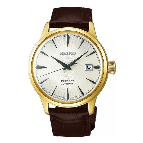 Đồng hồ - Đồng Hồ Nam Seiko Cocktail Gold SARY126 Màu Nâu Vàng - Vua Hàng Hiệu