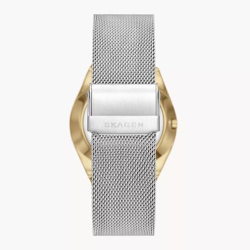 Đồng Hồ Nam Skagen Grenen Three-Hand Date Silver Stainless Steel Mesh Watch SKW6816 Màu Bạc-3