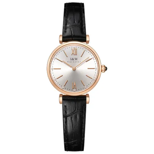 Đồng Hồ Nữ I&W Carnival 562L1 Quartz Màu Đen