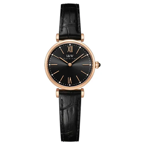 Đồng Hồ Nữ I&W Carnival 562L3 Quartz Màu Đen