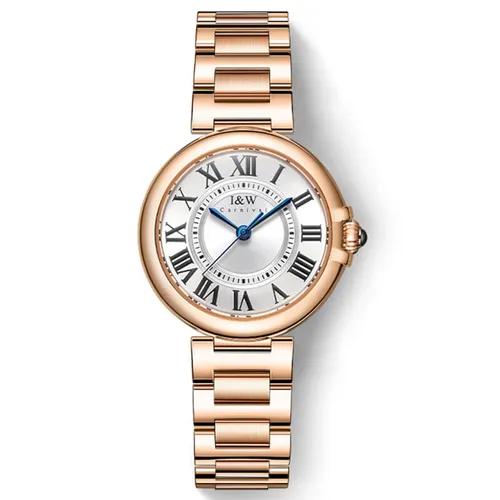 Đồng Hồ Nữ I&W Carnival 602L1 Quartz Màu Vàng Hồng