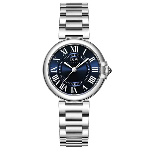 Đồng Hồ Nữ I&W Carnival 602L3 Quartz Màu Xanh Bạc
