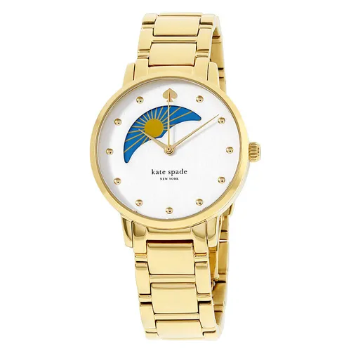 Kate Spade - Đồng Hồ Nữ Kate Spade Gramercy Quartz Movement White Dial Ladies Watch KSW1072 Màu Vàng - Vua Hàng Hiệu