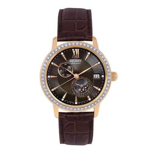 Đồng Hồ Nữ Orient Automatic Ladies RA-AK0005Y10B Màu Nâu Vàng