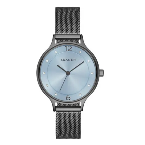 Đồng hồ Ghi Đan Mạch Mặt tròn - Đồng Hồ Nữ Skagen Anita Watch SKW2308 Màu Ghi - Vua Hàng Hiệu