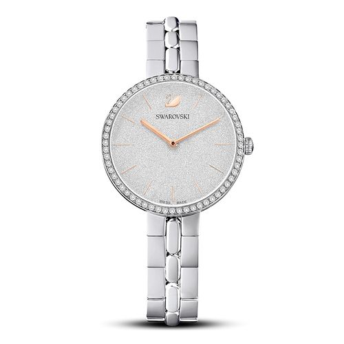 Đồng Hồ Nữ Swarovski Cosmopolitan Watch Swiss Made, Metal Bracelet, Silver Tone, Stainless Steel 5517807 Màu Bạc