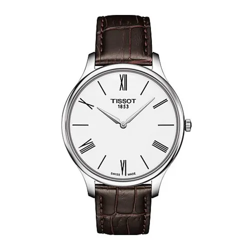 Đồng hồ - Đồng Hồ Nữ Tissot T-Classic T063.209.16.038.00 Màu Trắng Nâu - Vua Hàng Hiệu